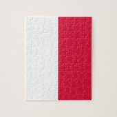 Polenflagge Puzzle (Vertikal)