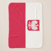 Polenflagge Sherpadecke (Vorderseite)