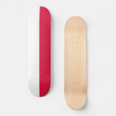 Polenflagge Skateboard (Vorderseite)