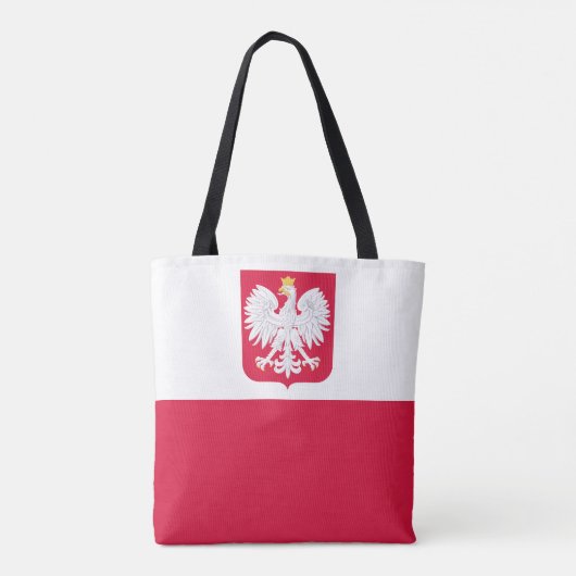 Polenflagge Tasche (Rückseite)