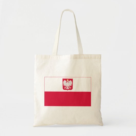 Polenflagge Tragetasche (Vorne)