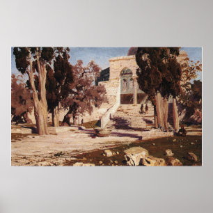 Polenov - Die Moschee von Omar, Haram Al Sherif Poster