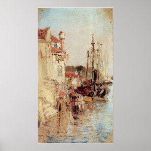 Polenov - Kanäle Venedig Poster
