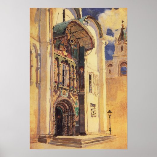 Polenov - Kathedrale Südtor Poster (Vorne)