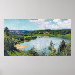 Polenov - Sommerlicher Tag an der Oka Poster