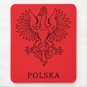 Polens Weißer Adler Zeitgenössisches Staatssymbol  Mousepad