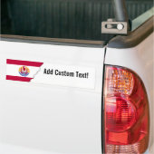 Polenysische Flagge Autoaufkleber (Auf Lkw)