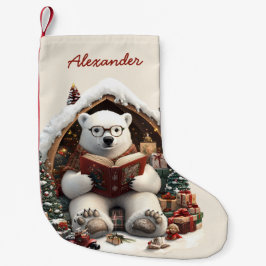 Poler Bear Individuelle Name Kleiner Weihnachtsstrumpf