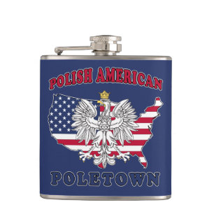 Poletown Michigan Polish Flachmann