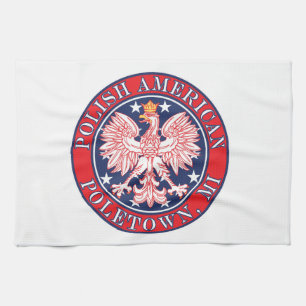 Poletown Michigan Polish Geschirrtuch