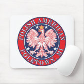 Poletown Michigan Polish Mousepad (Mit Mouse)