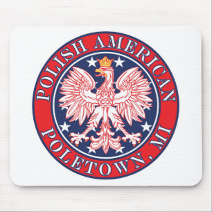 Poletown Michigan Polish Mousepad
