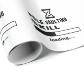 Polevaulting-Fähigkeit Laden ...... Geschenkpapier (Rolleneckpunkt)