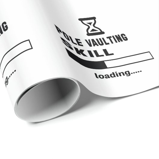 Polevaulting-Fähigkeit Laden ...... Geschenkpapier (Rolleneckpunkt)