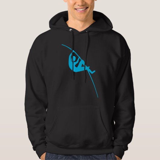 PoleVaulting - Himmel-Blau Hoodie (Vorderseite)