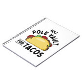 Polgewölbe für Tacos Notizblock (Linke Seite)