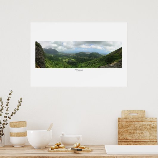 Poli Lookout, Hawaii Poster (Küche)