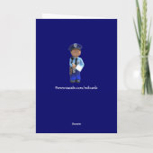 Police Academy Graduation Card Karte (Rückseite)