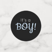 Police Baby Shower Baby Polizist Baby Dusche Confe Konfetti (Klein Vorderseite)