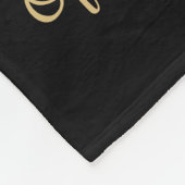 Police Blue Line Flag Herzlichen Glückwunsch Absch Fleecedecke (Ecke)