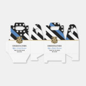 Police Blue Line Flag Herzlichen Glückwunsch Absch Geschenkschachtel (Ungefaltet)