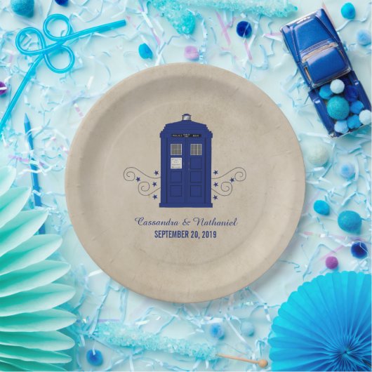 Police Box Wedding Paper Teller v6 (Party)