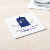 Police Box Wedding Paper Untersetzer v3 (angewinkelt)