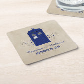 Police Box Wedding Paper Untersetzer v6 (angewinkelt)
