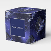 Police Call Box Cube Favor Box Geschenkschachtel (Vorderseite)