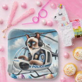 POLICE Chat Lover während der Osterferien Pappteller (Party)