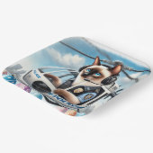 POLICE Chat Lover während der Osterferien Pappteller (Gewinkelt)