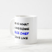 police chief, awesome kaffeetasse (Vorderseite Links)