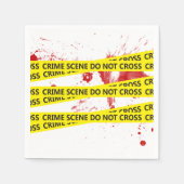 Police Crime Scene Tape  Serviette (Vorderseite)