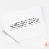 Police Dept of Chicago / Mosley 408 US 92 96 1972 Ovaler Aufkleber (Umschlag)