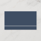 Police Detective Logo Business Card Visitenkarte (Rückseite)