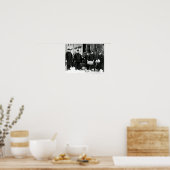 POLICE DUMP BOOTLEG PROHIBIBIOR LIQUOR POSTER (Küche)