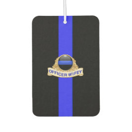 Police Ehefrau Thin Blue Line Autolufterfrischer