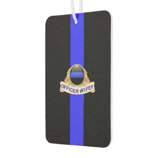 Police Ehefrau Thin Blue Line Autolufterfrischer (Links)