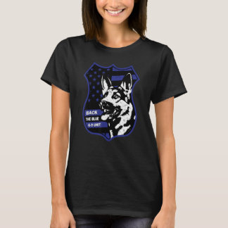Police Emblem K 9 Unit German Shepherd Dog Police T-Shirt