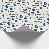 Police Geschenkpapier (Ecke)
