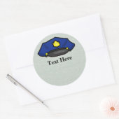 Police Hat Polizist Cap Stickers Namensmarken (Umschlag)