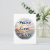 Police_Lives_Matter2 Postkarte (Stehend Vorderseite)