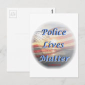 Police_Lives_Matter2 Postkarte (Vorne/Hinten)
