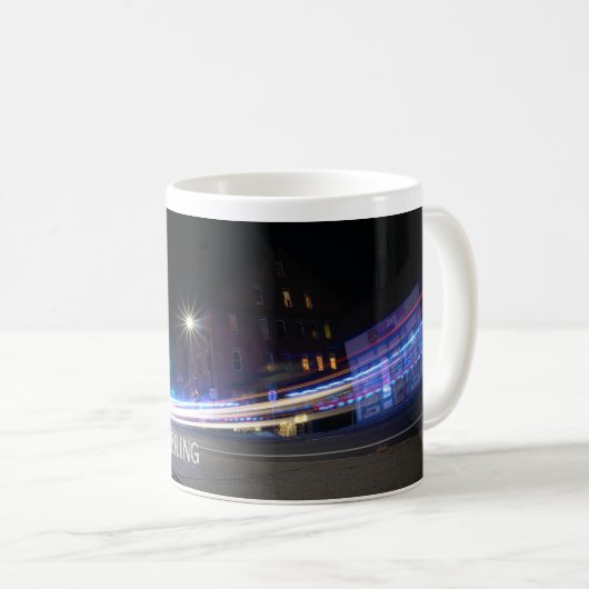 Police Long Exposure Mug Kaffeetasse (VorderseiteRechts)