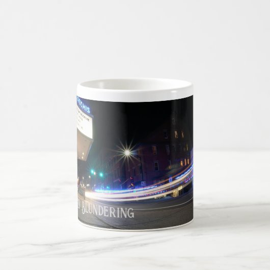 Police Long Exposure Mug Kaffeetasse (Mittel)