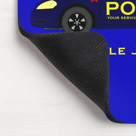 Police Mousepad - Kanada (Ecke)