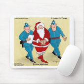 Police Navidad Funny Christmas Weihnachtsgeschenke Mousepad (Mit Mouse)