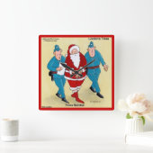 Police Navidad Funny Wall Uhr (Zuhause)