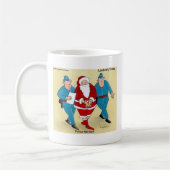 Police Navidad Funny Weihnachtsgeschenke und T-Shi Kaffeetasse (Links)