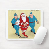 Police Navidad Funny Weihnachtsgeschenke und T-Shi Mousepad (Mit Mouse)